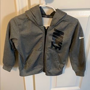 Toddler size 2t Nike zip hoodie